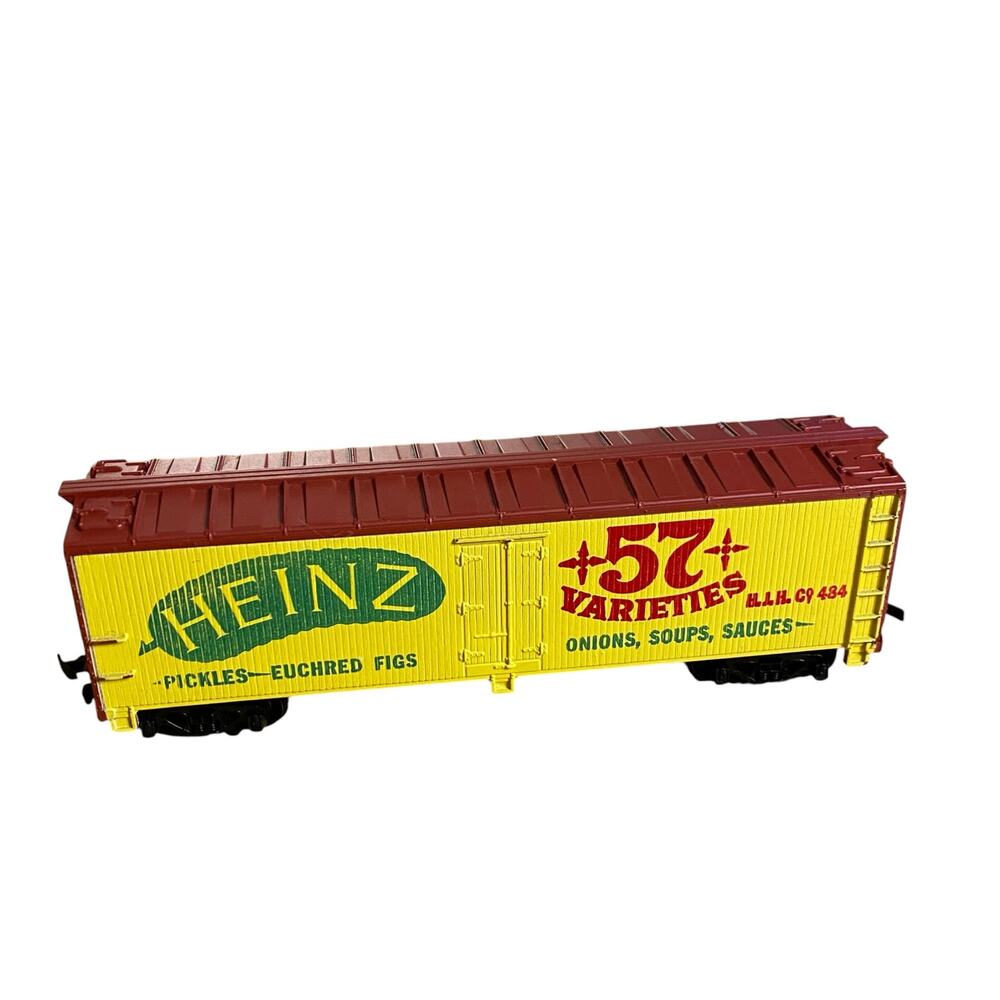 Vintage AHM Life Like HO Railroad HEINZ Box Car in Original Box